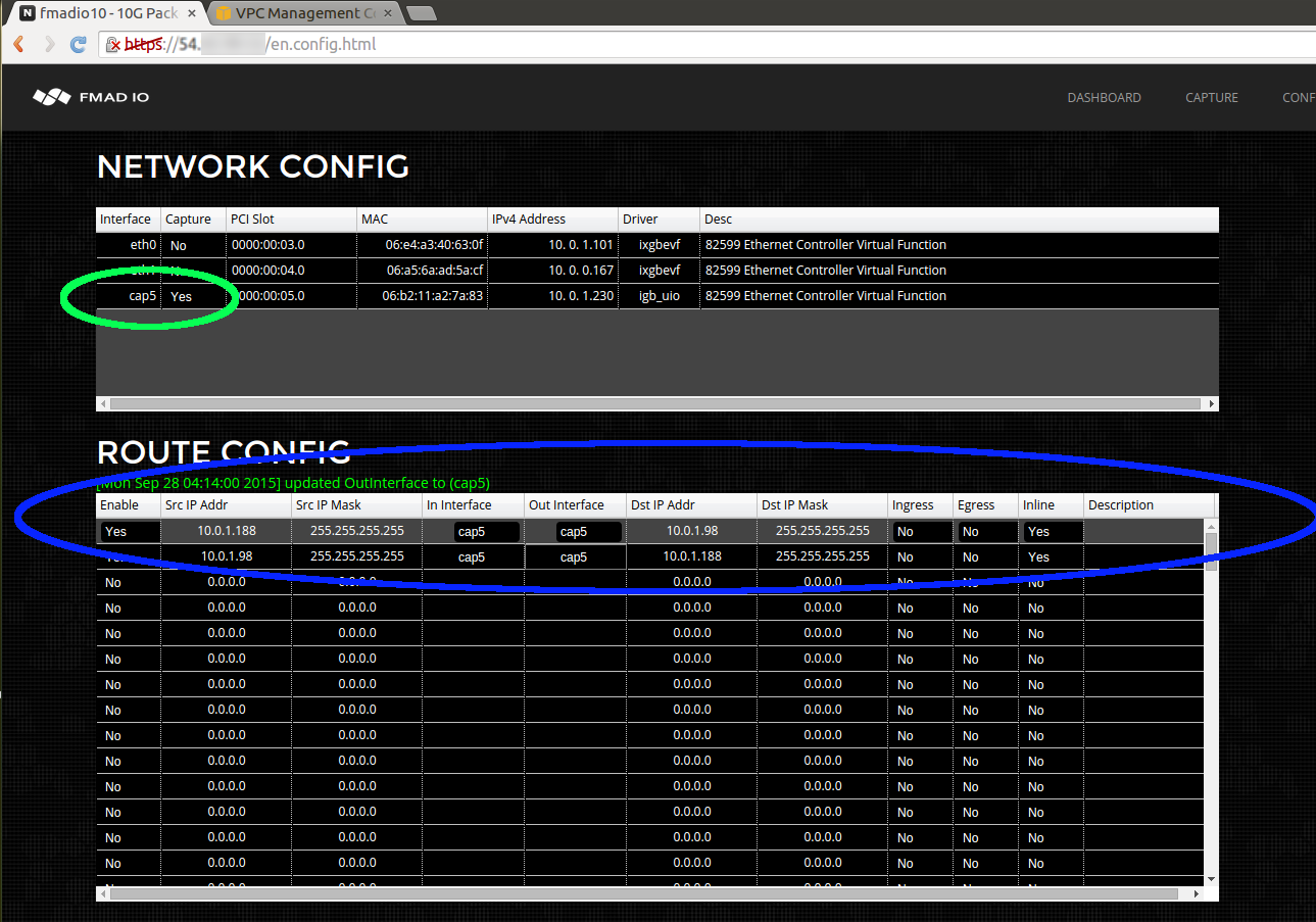 fmadio aws routing