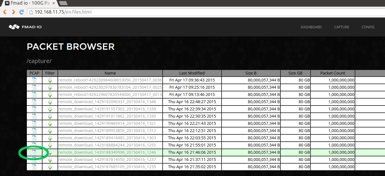 fmadio10 top level directory