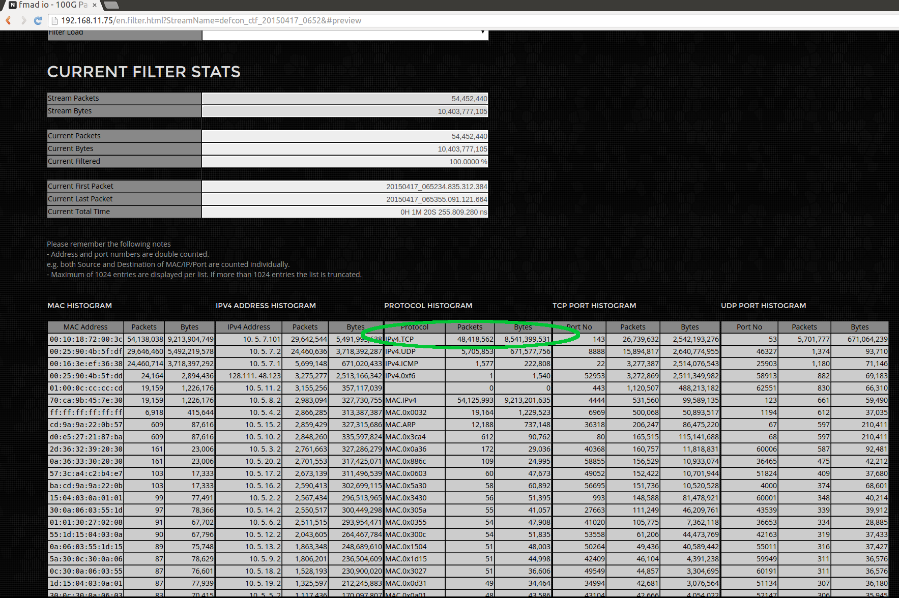 fmadio10 packet filtering