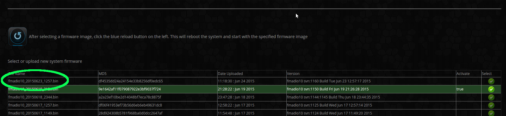 10g packet capture firmware update upload