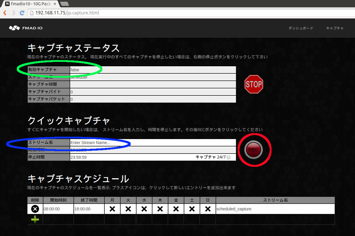 10g packet capture manual capture